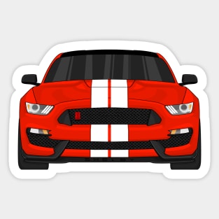 GT350R RACE RED Sticker